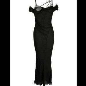 Rachel Gilbert Quinn Silk Maxi Dress - Size 12 (Large)